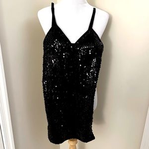 Little Black Sequin Dress Jrs/Misses